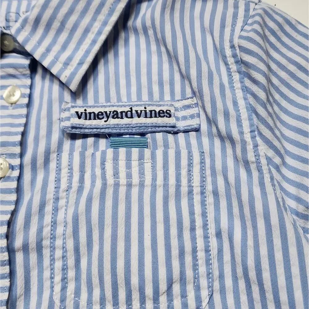 Vineyard Vines blue vineyard drying